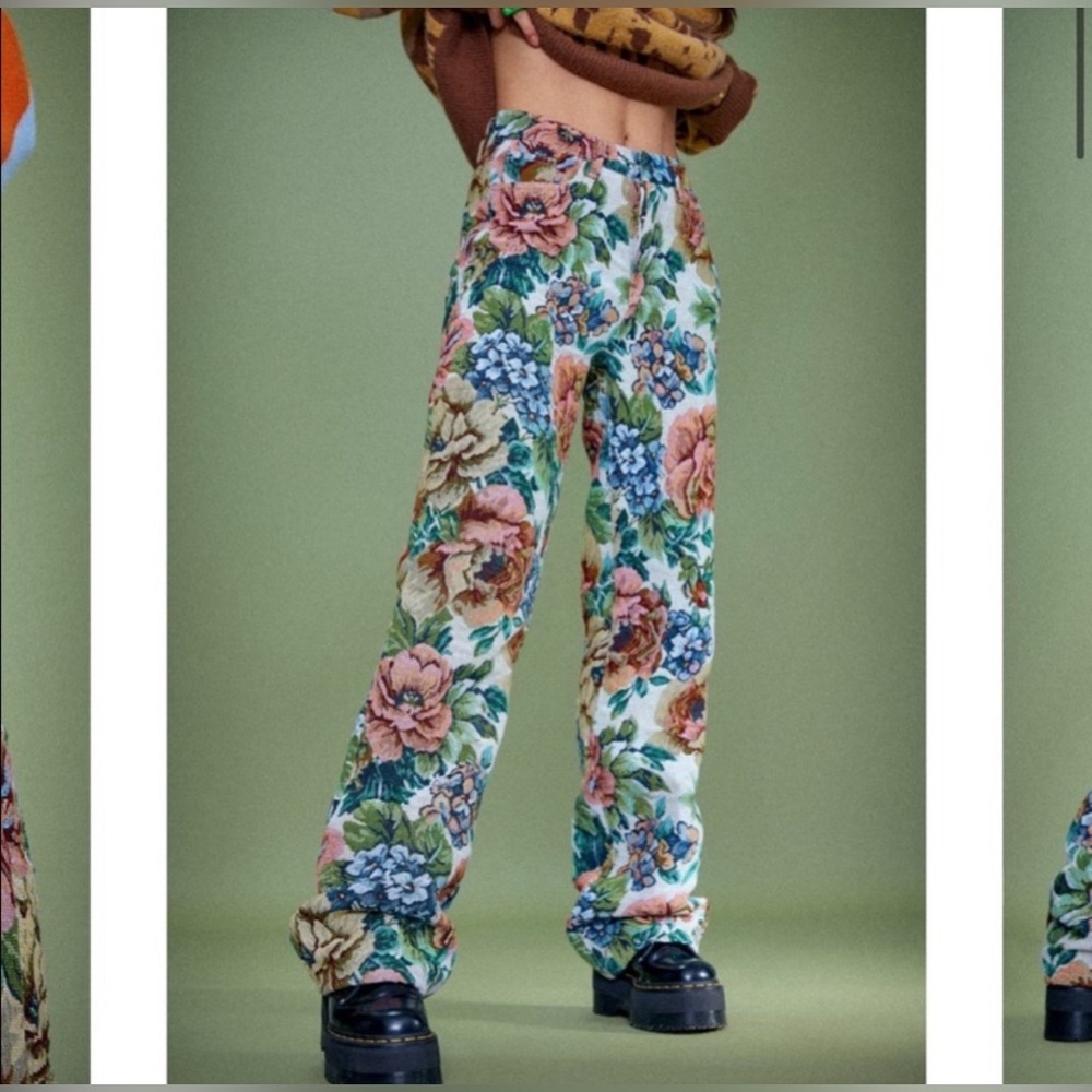 Jaded London Floral Pants Boyfriend Fit size 32W